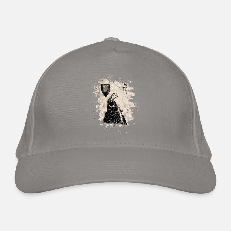 Walther von der Vogelweide - creme bleached Bio-Baseballkappe