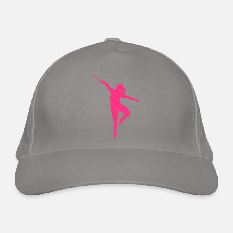 dancer twirling baton1 Organic Baseball Cap