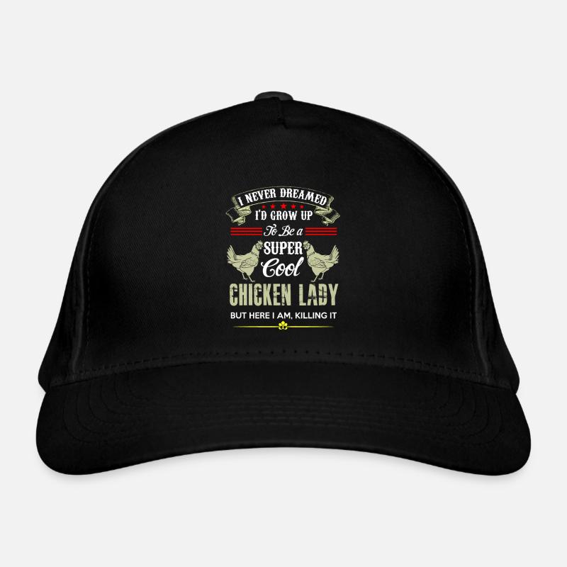 Chicken Rooster Chicken Gift Idea Organic Baseball Cap