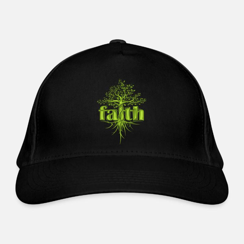 Faith Tree Hope Motivation Forest Symbol icon Organic Baseball Cap