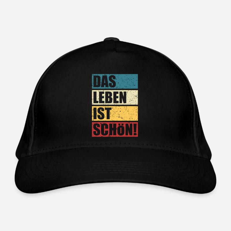 Das Leben ist schön Bio-Baseballkappe