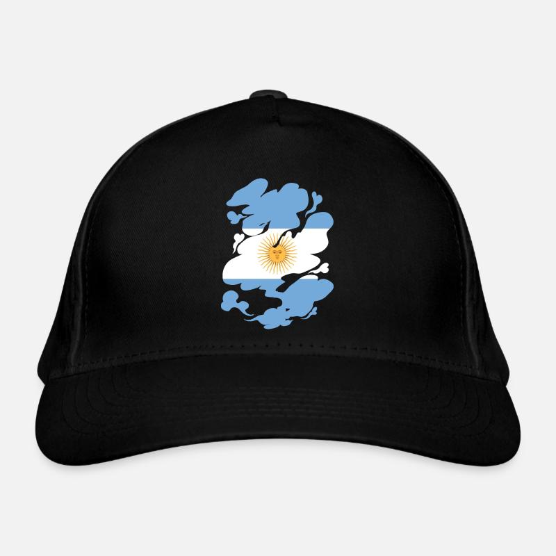 Argentine Drapeau Amérique du Sud Drapeau argentin Casquette classique bio