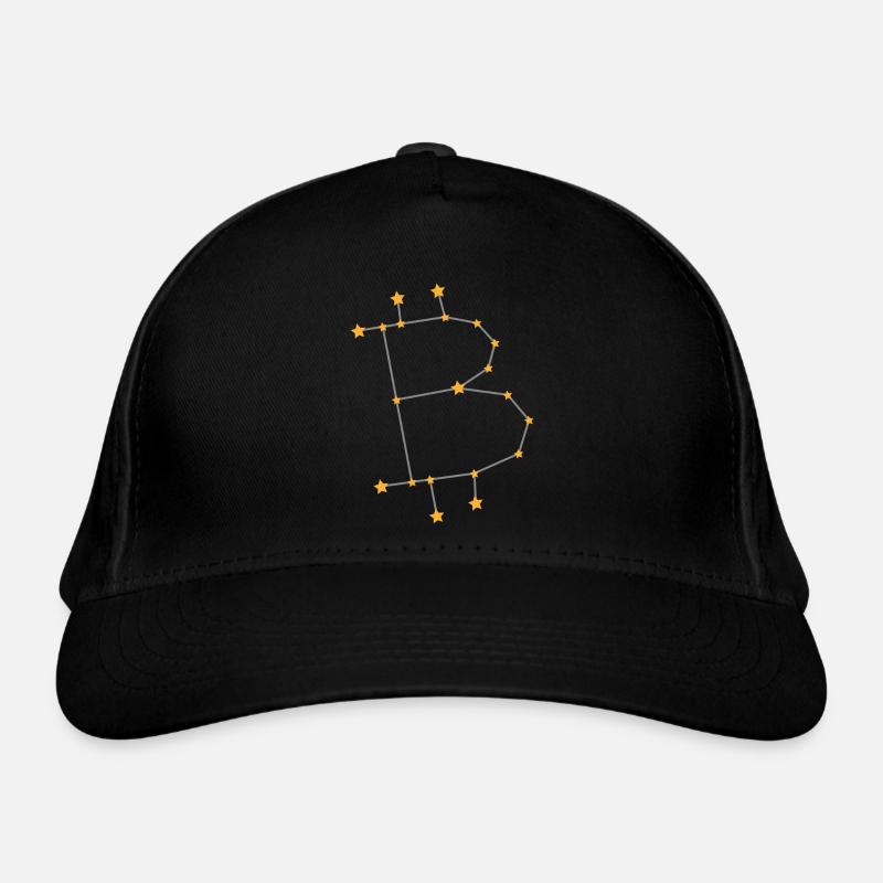Sternzeichen Bitcoin BTC Gold Bio-Baseballkappe
