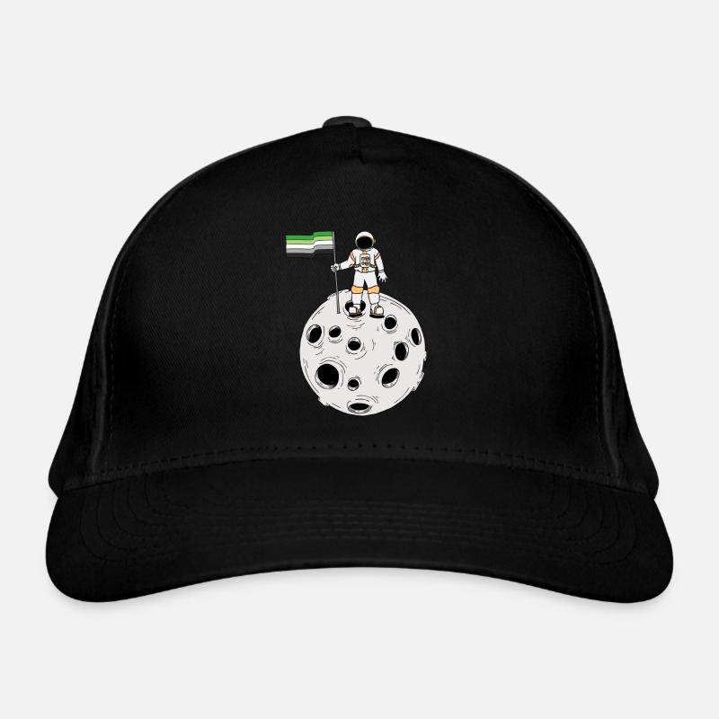Astronaute aromatique Drapeau aromatique Casquette classique bio