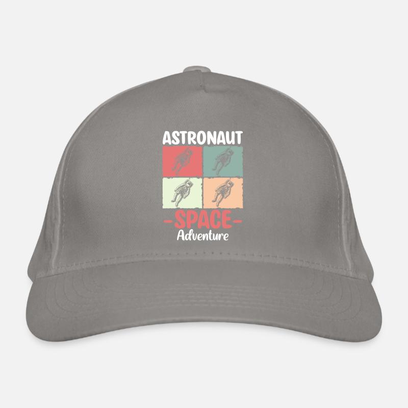 Space Shuttle Spacesuit Star Rocket Organic Baseball Cap