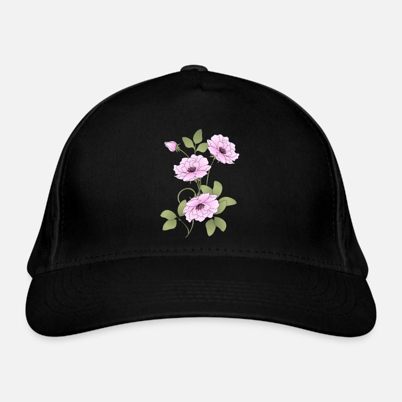 Blumen Bio-Baseballkappe