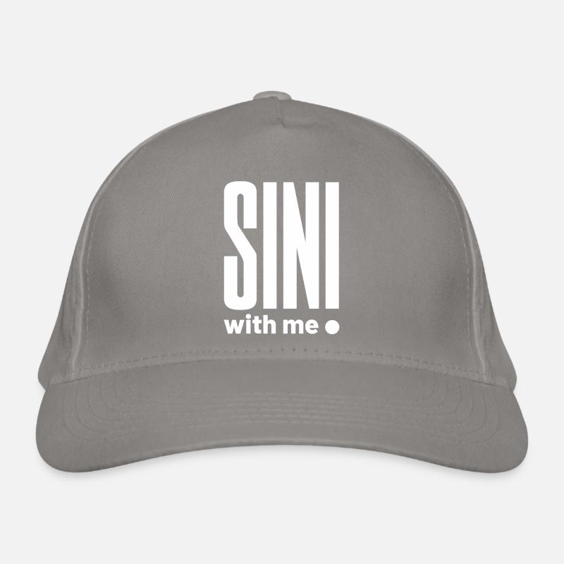 SIN with me white Organic Baseball Cap