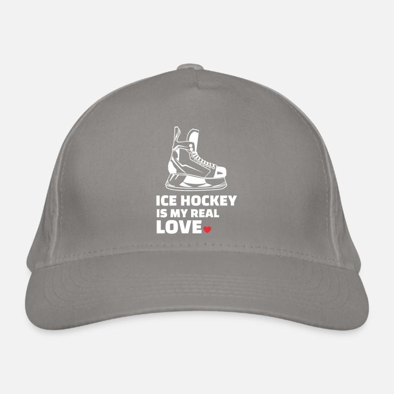 Ich Liebe Eishockey Bio-Baseballkappe