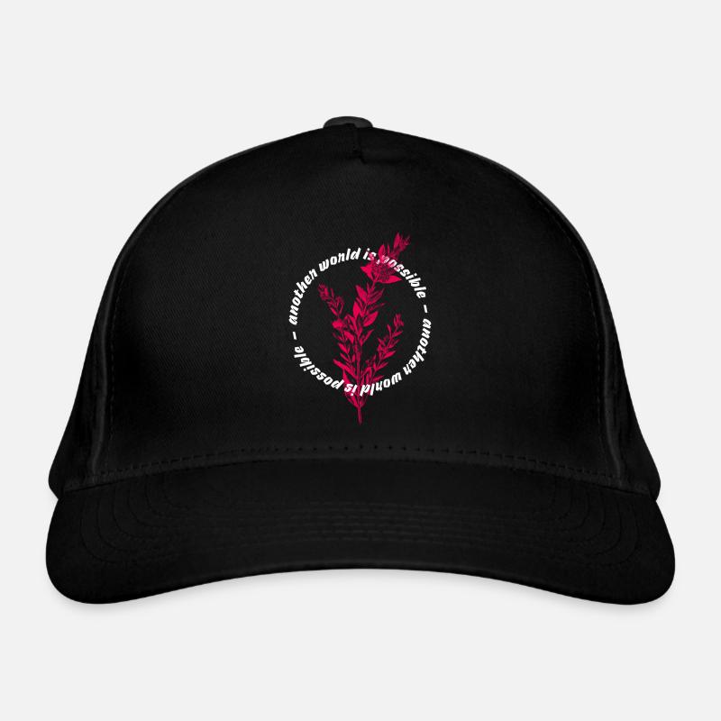 Another world is possible - Bio-Baseballkappe - Schwarz