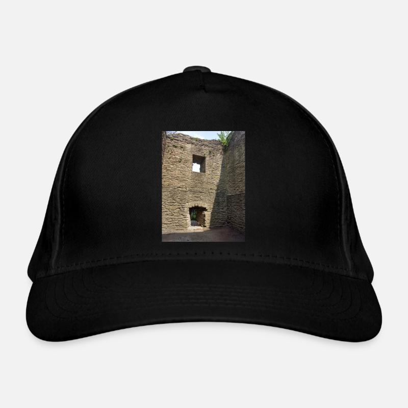 Castle ruin Organic Baseball Cap