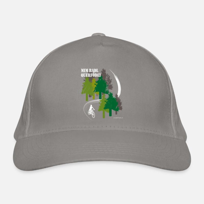 mim Radl querfödei - mit dem Rad quer Feld ein Bio-Baseballkappe