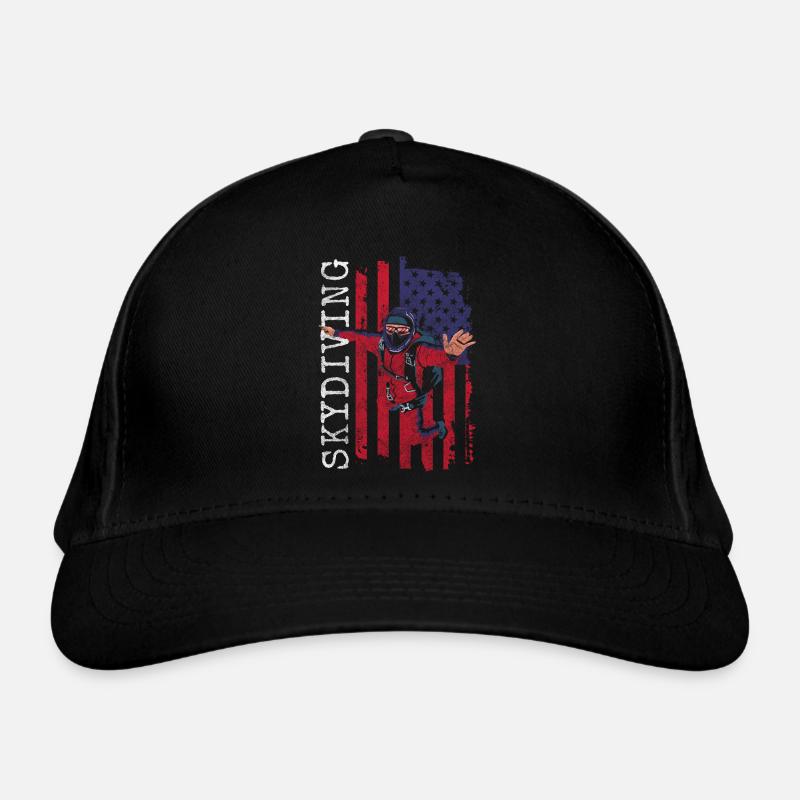 Skydiving Jumping Sport Base Jumping Organic Baseball Cap