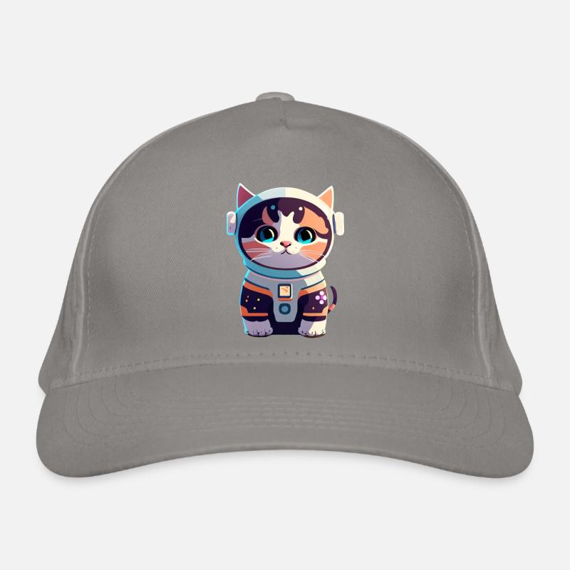 Chatstronaute mignon #5 Casquette classique bio