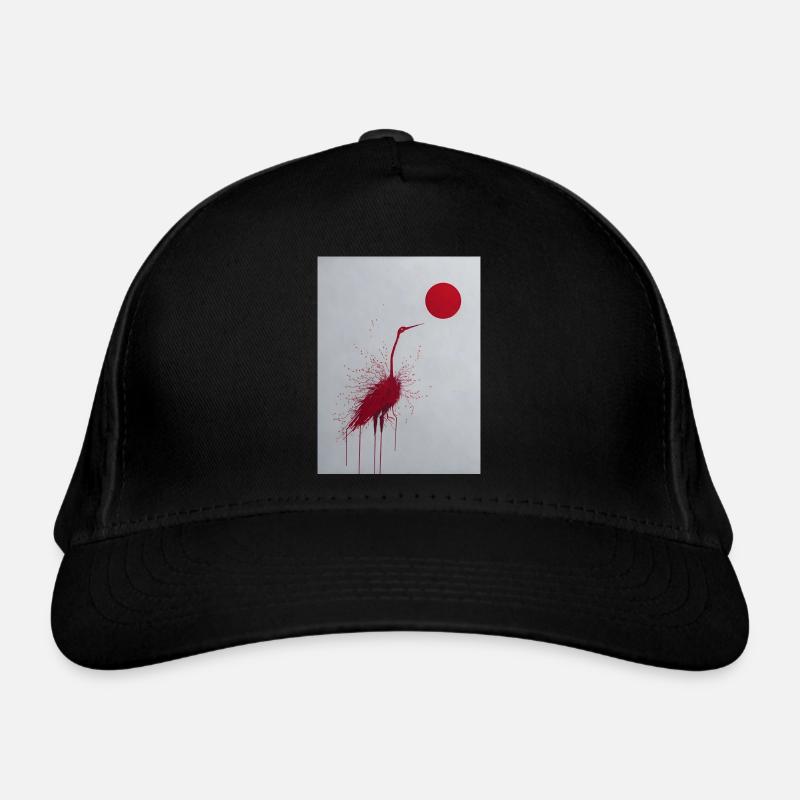Kranich-Sonne Bio-Baseballkappe
