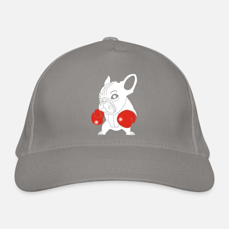White dog boxer Organic Baseball Cap