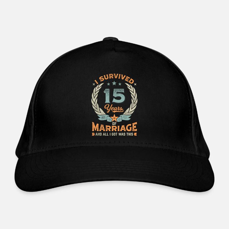 J’ai survécu à 15 ans de mariage Casquette classique bio