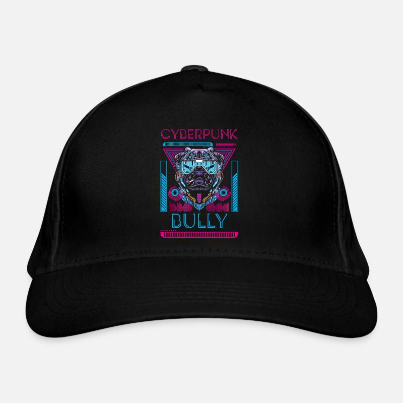 Cyborg Android Neon Organic Baseball Cap