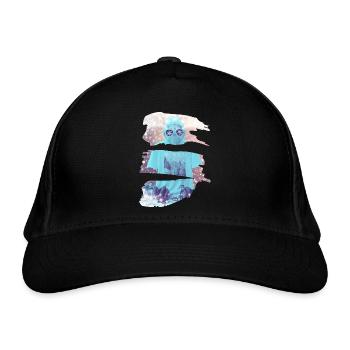 It's snowing - Organic Baseball Cap - black - Front