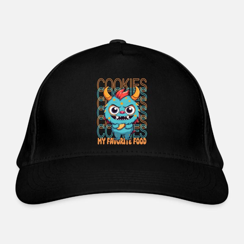 Sweet Biscuit Monster Organic Baseball Cap