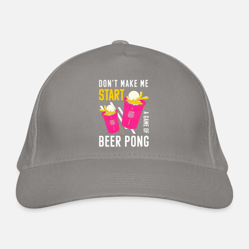 Règles du jeu Beerpong Casquette classique bio