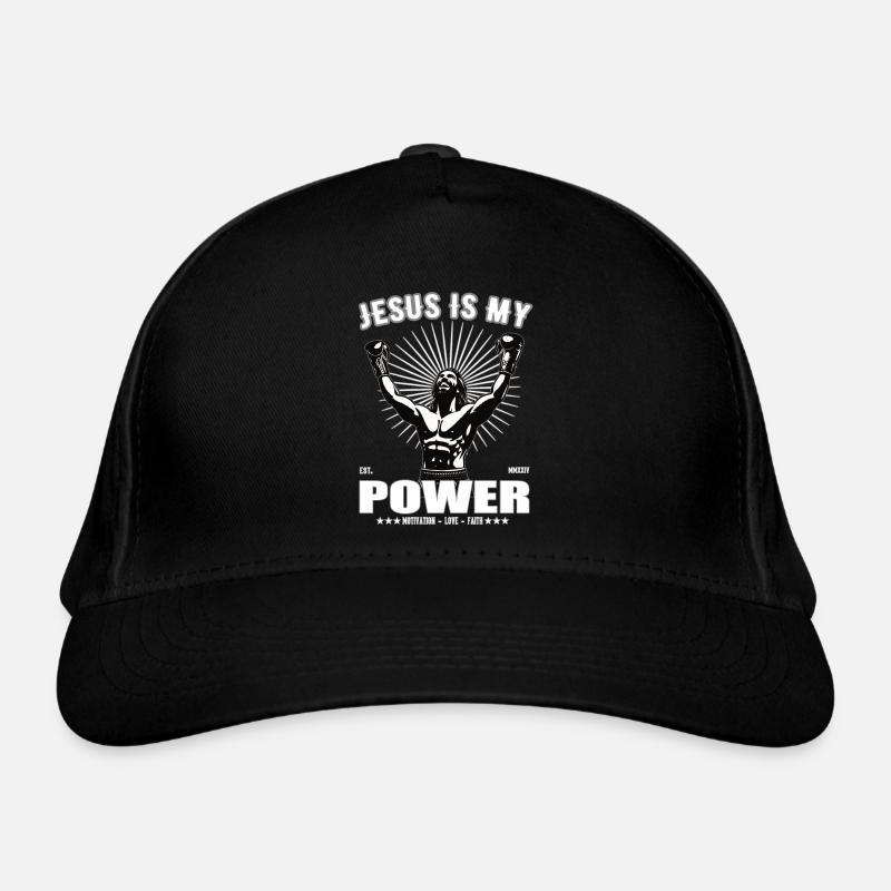 Jésus est mon pouvoir - Boxing Design Casquette classique bio