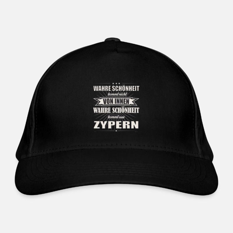 La vraie beauté vient du design chypriote Casquette classique bio