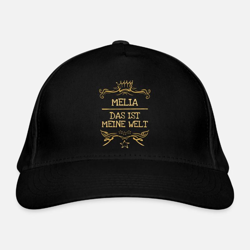 Nom de la fille Melia Casquette classique bio
