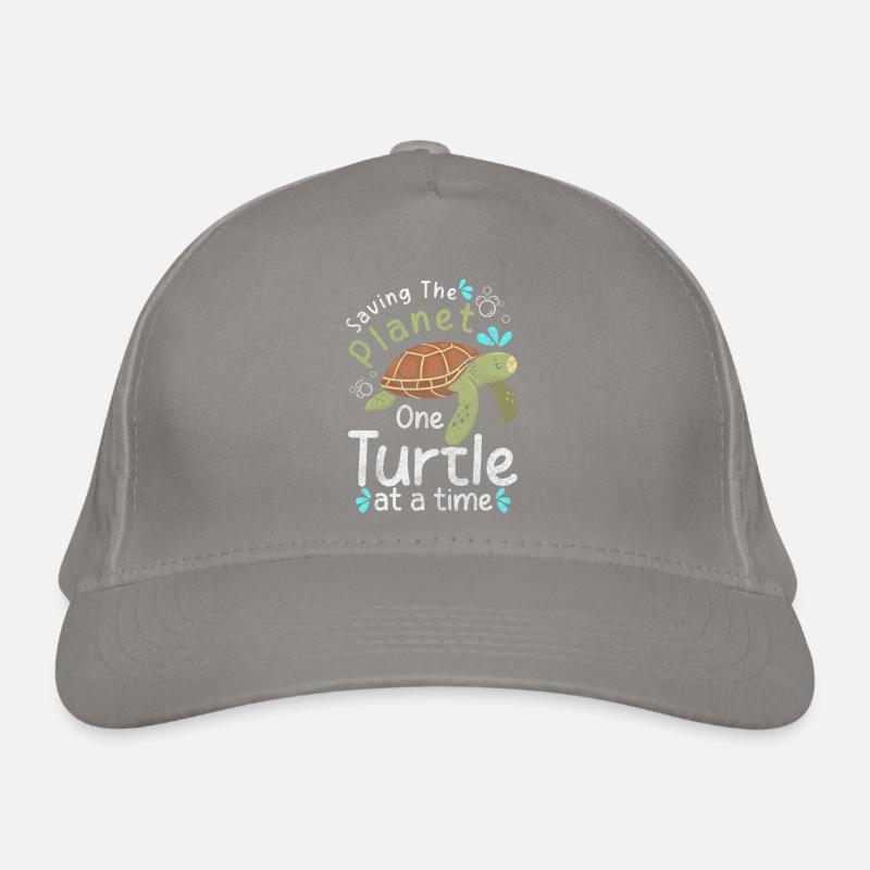 Turtles Cute Environmentalist Organic Baseball Cap