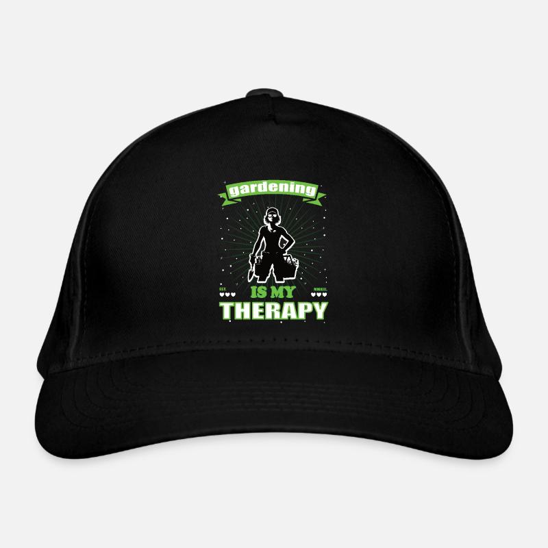 Le jardinage est ma thérapie - Gartenfreunde Casquette classique bio