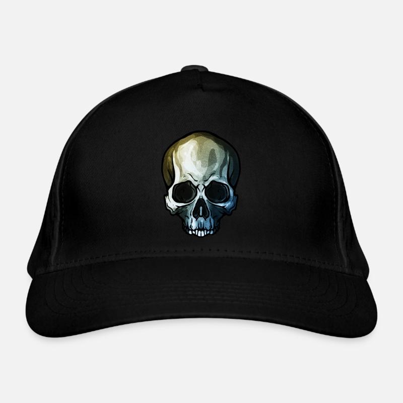 Skull Organic Baseball Cap