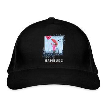 "Hamburg - My Pearl" - Dance Dream Love - Organic Baseball Cap - black - Front