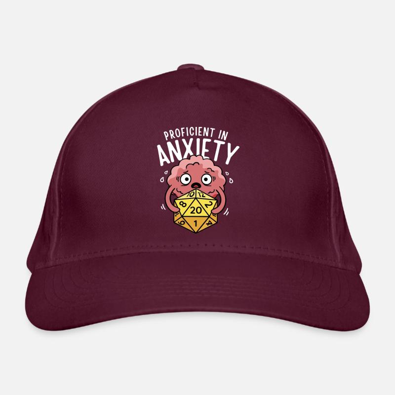 Compétent en anxiété Casquette classique bio