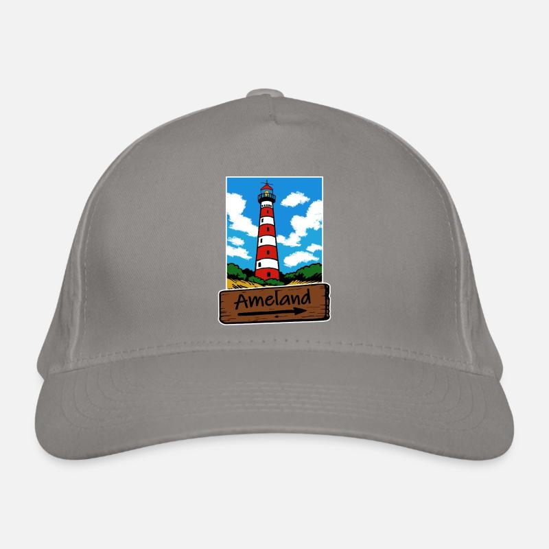 Ameland Lighthouse Holidays Organic Baseball Cap