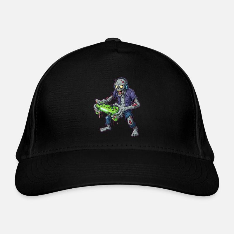 Zombie Zocker Power Retro Gamer Bio-Baseballkappe