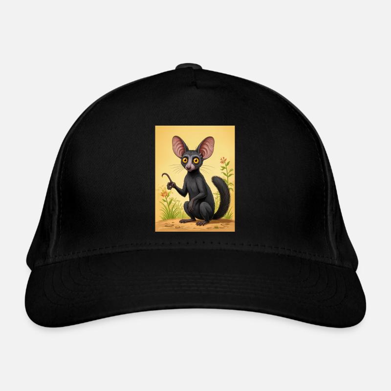 Aye-Aye Nachttrickster von Madagaskar, breit e Bio-Baseballkappe