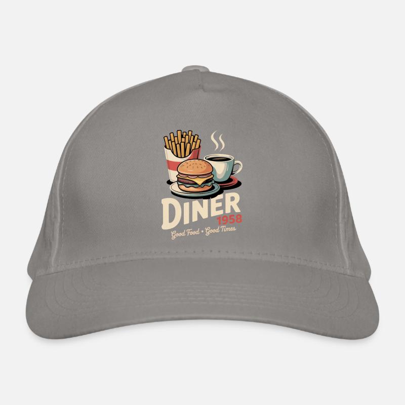 Dinner 1958 Organic Baseball Cap