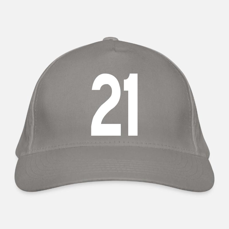 21 Number Organic Baseball Cap