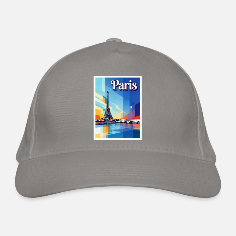 Paris Prism Eiffel Organic Baseball Cap