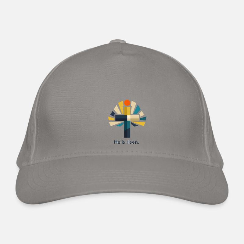 Auferstehung He is Risen Ostern Jesus Bio-Baseballkappe