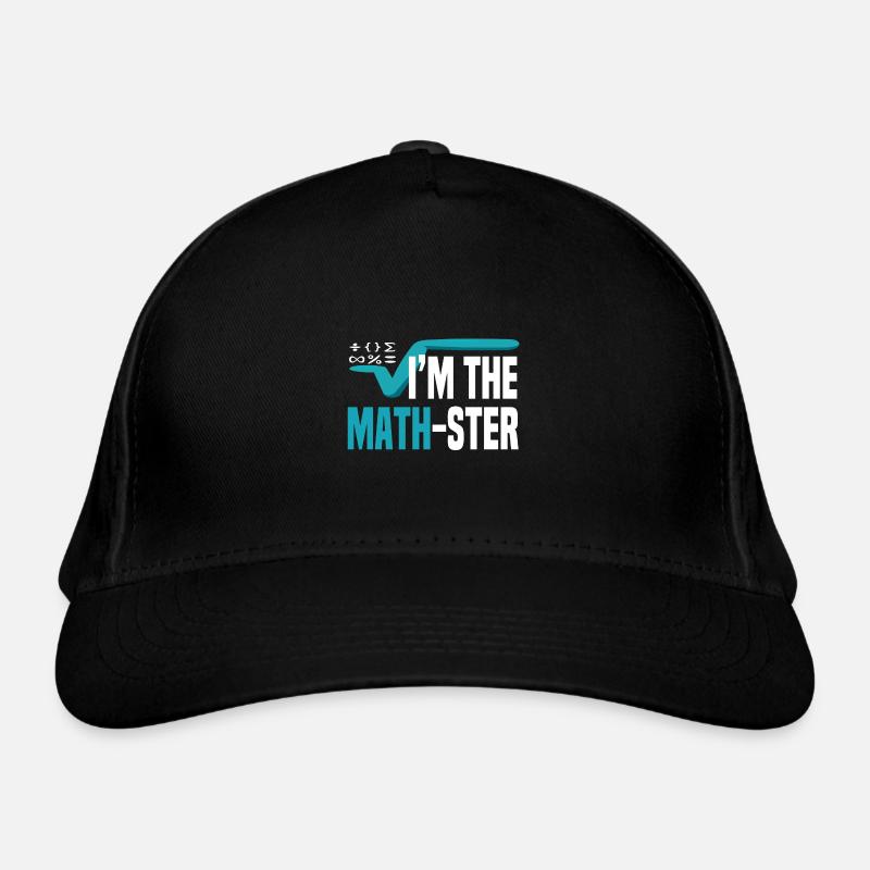 Je Suis Le Math-Ster Mathématicien Mathématiques - Casquette classique bio - noir