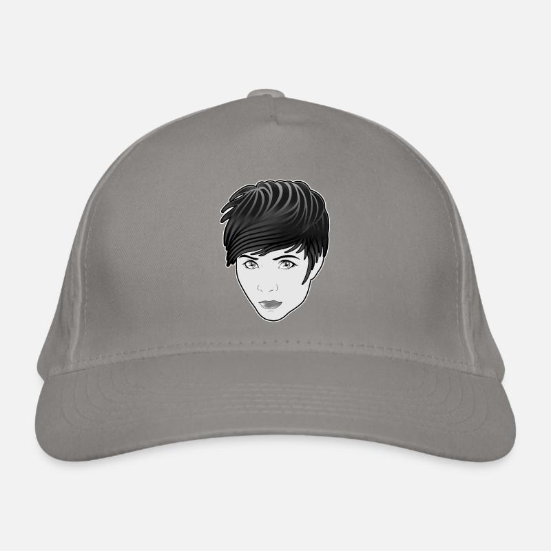Femme gothique de style comique Casquette classique bio