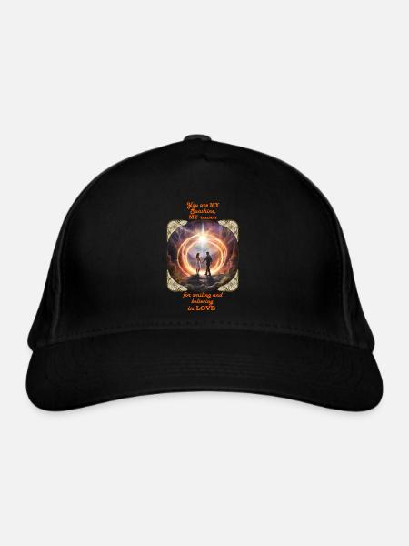 Tu es mon soleil Bonnes vacances - Casquette classique bio - noir - Devant