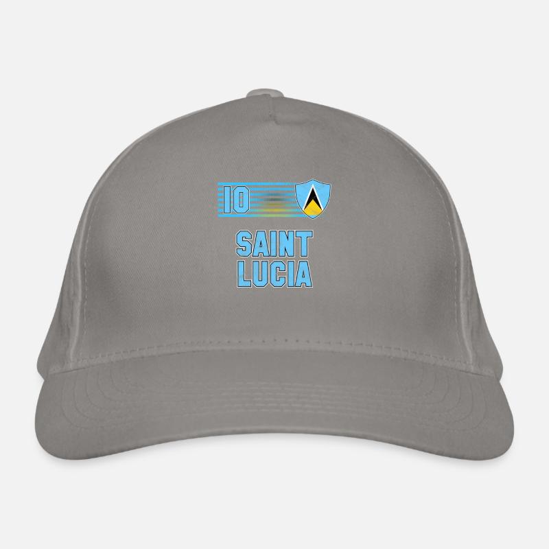Saint Lucia Organic Baseball Cap