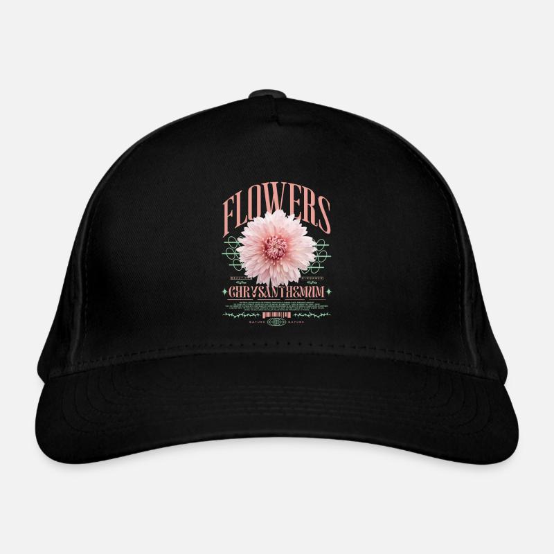 Chrysanthemum Chrysanthemums Organic Baseball Cap