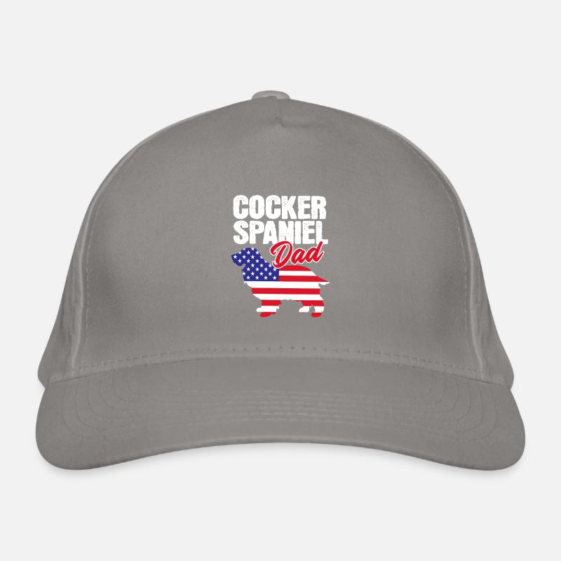 Cocker Spaniel Father Organic Baseball Cap