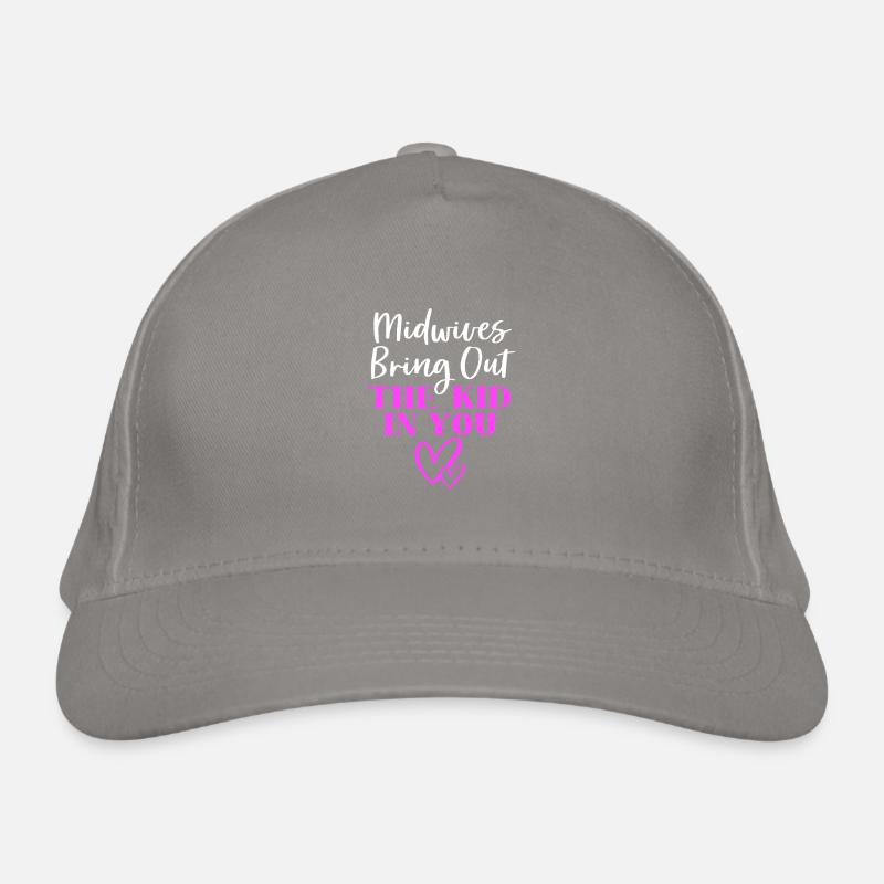 Hebamme Bio-Baseballkappe