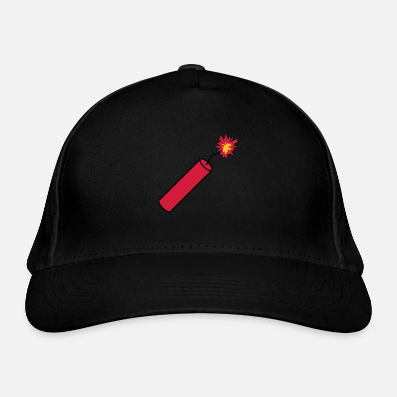 rod tnt dynamite explode explosion blast Organic Baseball Cap
