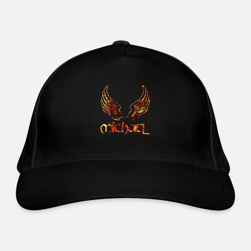 archangel michael fire Organic Baseball Cap