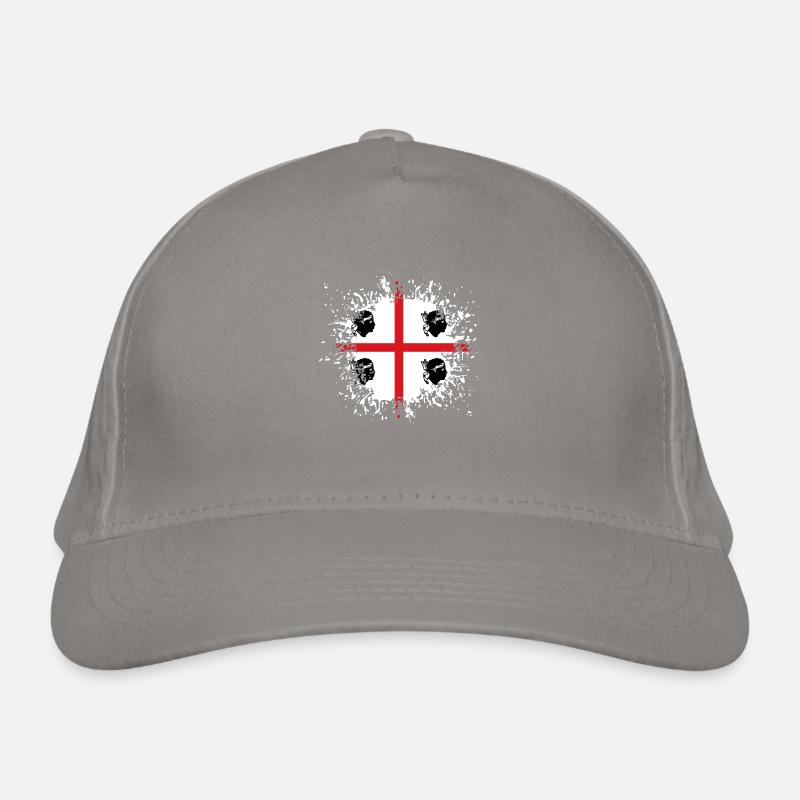 Sardaigne Drapeau Klecks Drapeau sarde Splash Casquette classique bio
