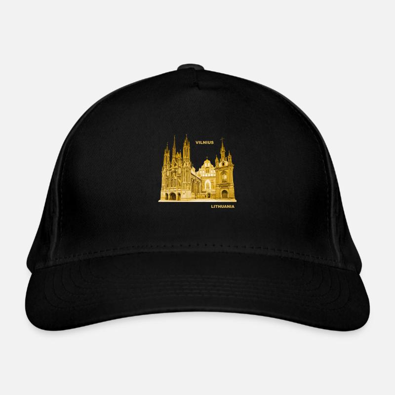 Lithuania Capital Vilnius Cathedral Baltic States Organic Baseball Cap